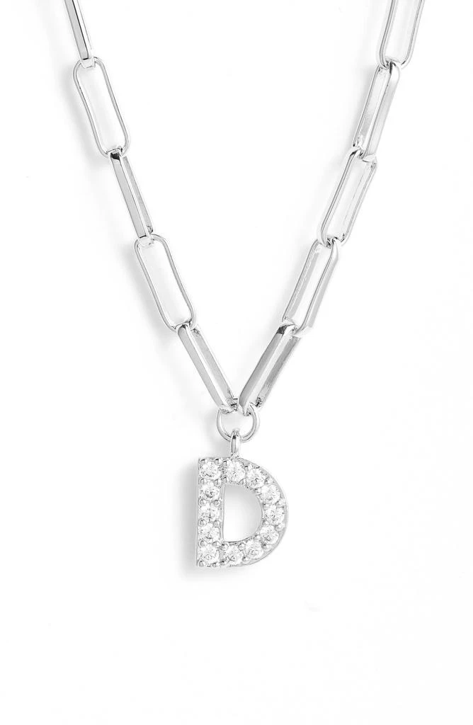 Nadri Pavé Initial Pendant Necklace 1