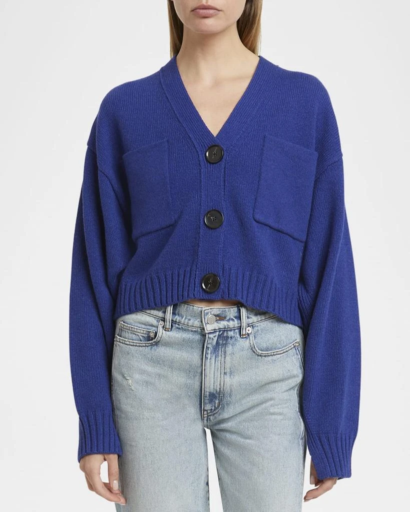 Proenza Schouler Sofia V-Neck Eco Cashmere Cardigan 4