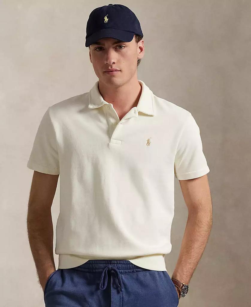 Ralph Lauren Men's Loopback Fleece Polo-Collar Sweatshirt
