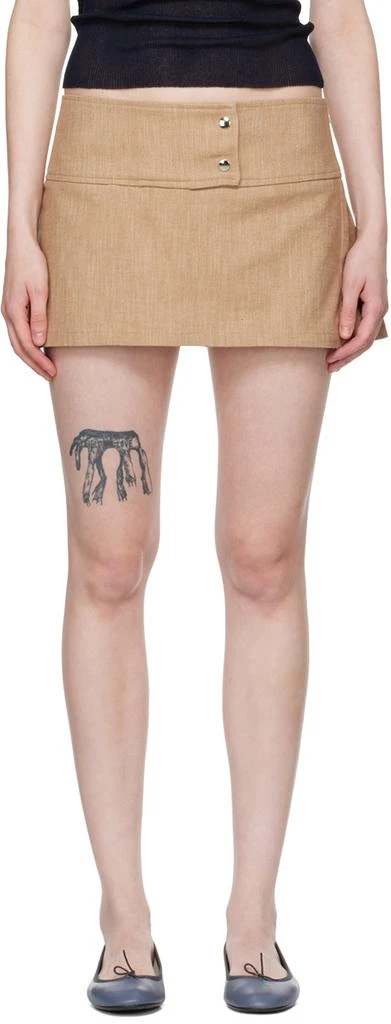 Paloma Wool Beige Souto Skort 1