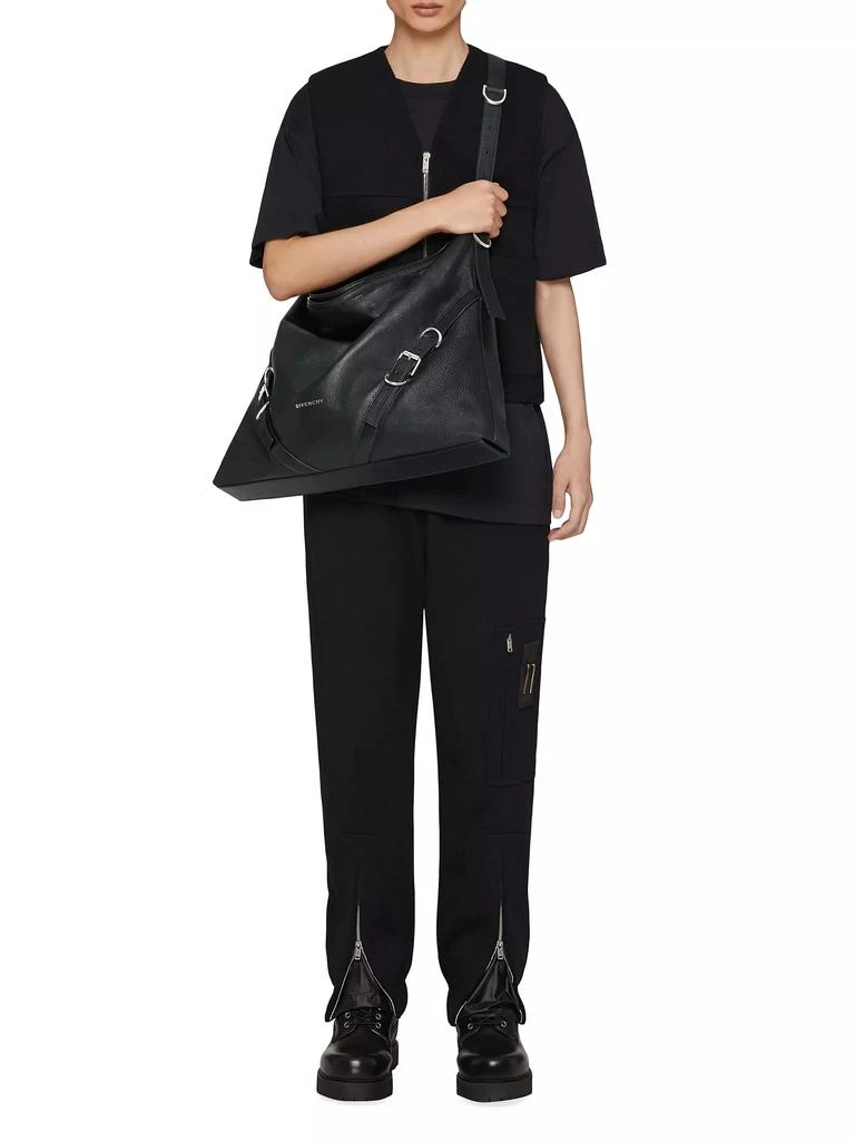 Givenchy Large Voyou Bag In Grained Leather 2