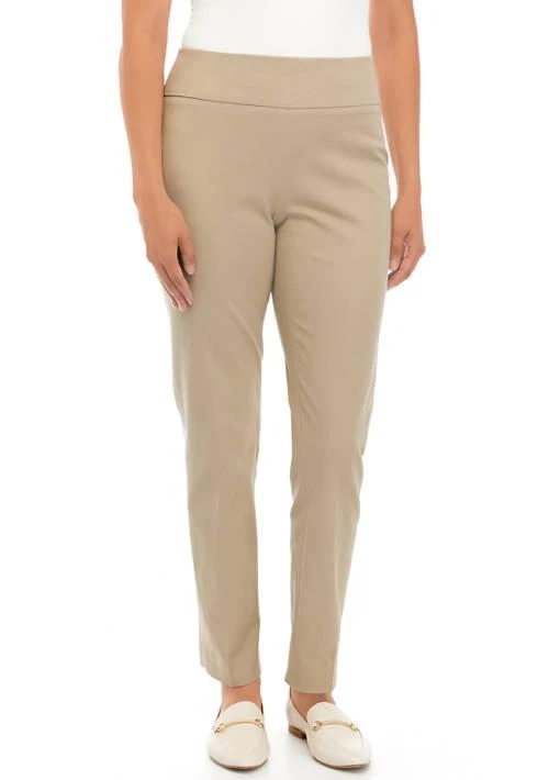 Crown & Ivy™ Ivy Womens Bistretch Pull On Pants   Short 1
