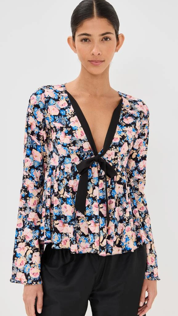 Kika Vargas Naomi Top Blush Orchid Viscose 6