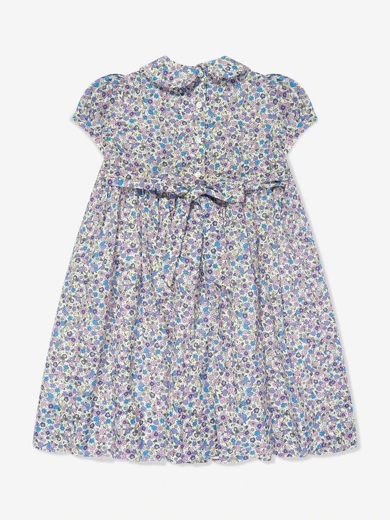 Sarah Louise Sarah Louise Girls Cotton Flower Dress in Purple 2