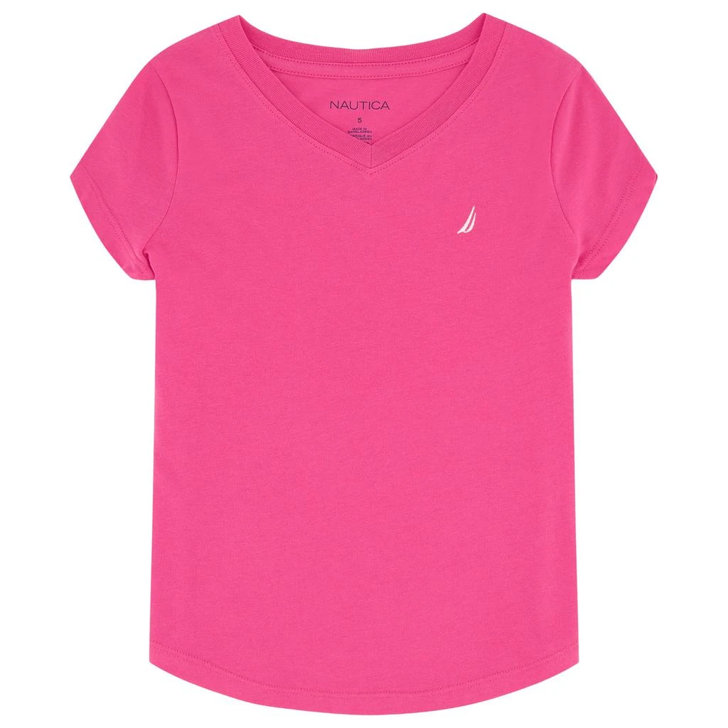 Nautica Girls' V-Neck T-Shirt (7-16) 5