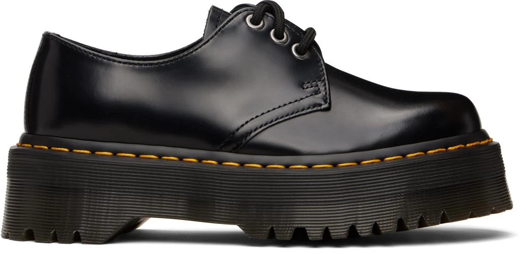 Dr. Martens Black 1461 Smooth Leather Platform Derbys