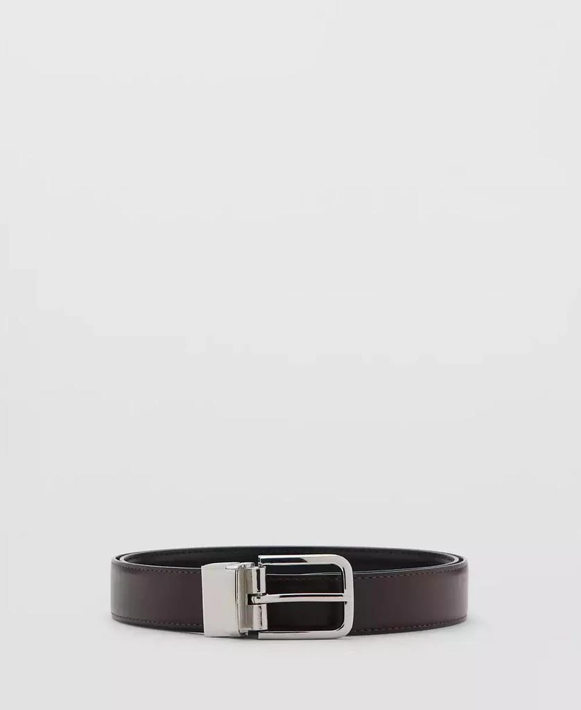 Mango Men
s Reversible Suit Leather Belt 5