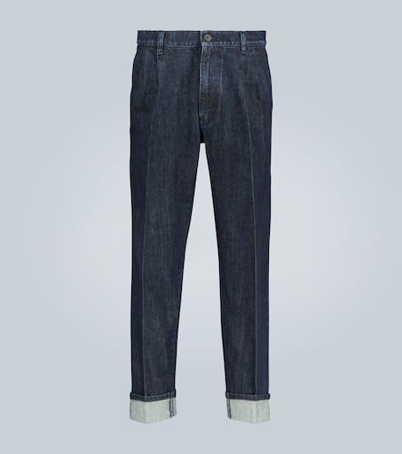 【プラダ・PRADA】Wide, selvedge denim jeans Prada Wide, Selvedge Denim Jeans | Saks Fifth Avenue