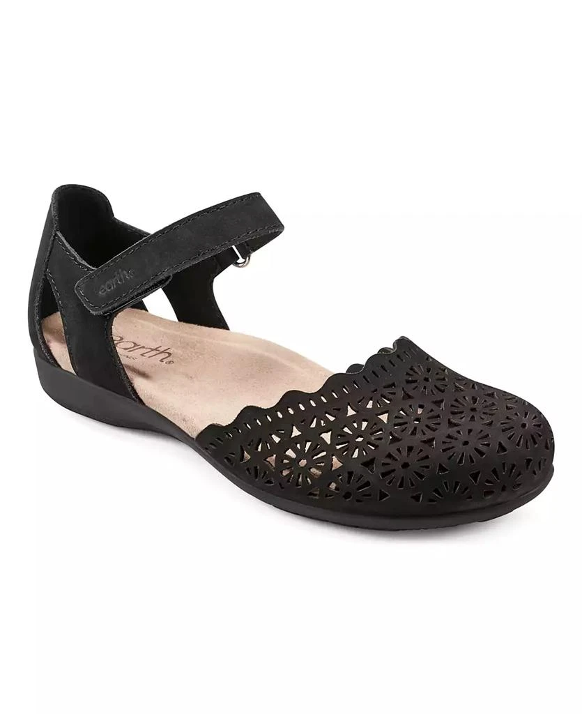 Earth Women's Bronnie Perforated Two-Piece Flat Sandals 1