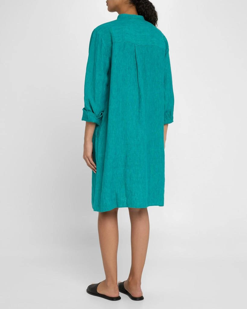 Eileen Fisher Organic Linen Shift Shirtdress 3