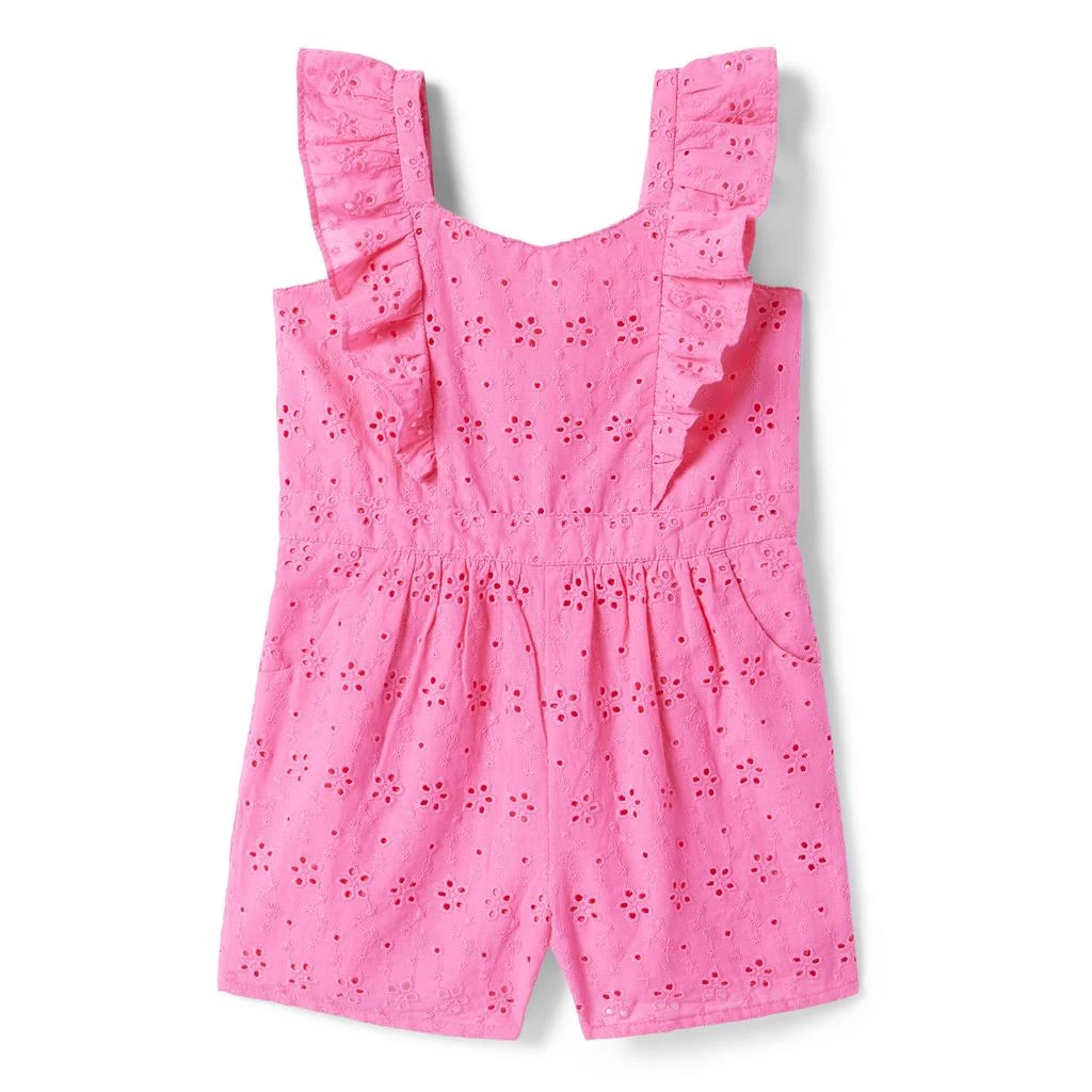 Janie and Jack Eyelet Romper (Toddler/Little Kids/Big Kids) 1