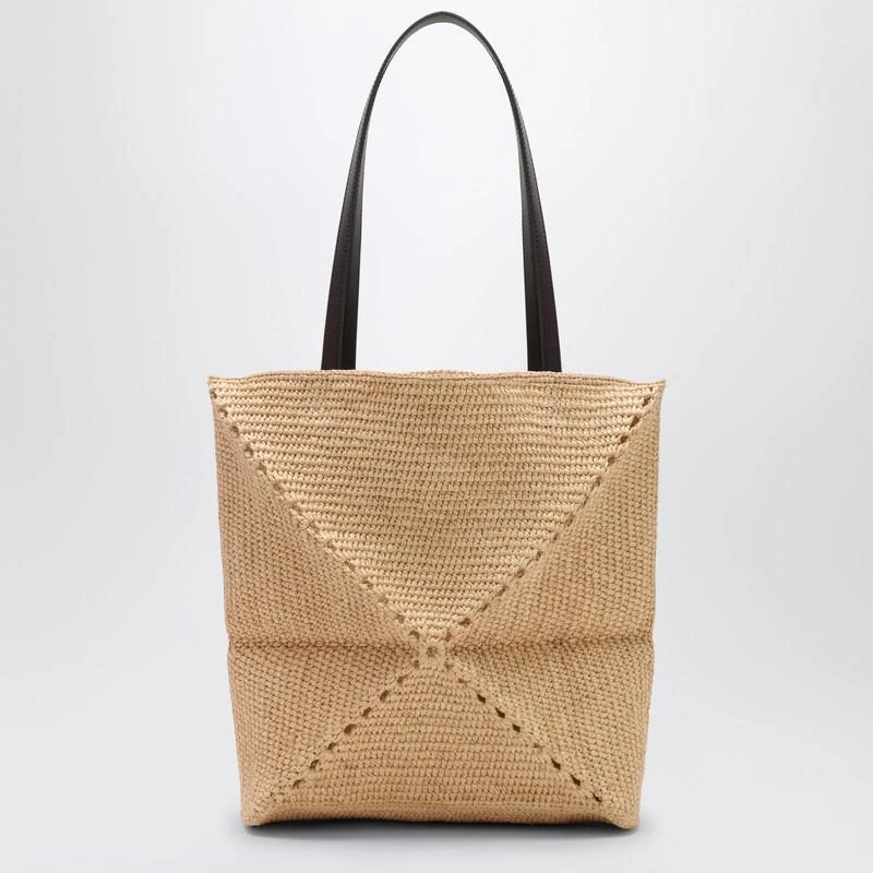 Loewe Natural Raffia Puzzle Fold Tote Bag 5
