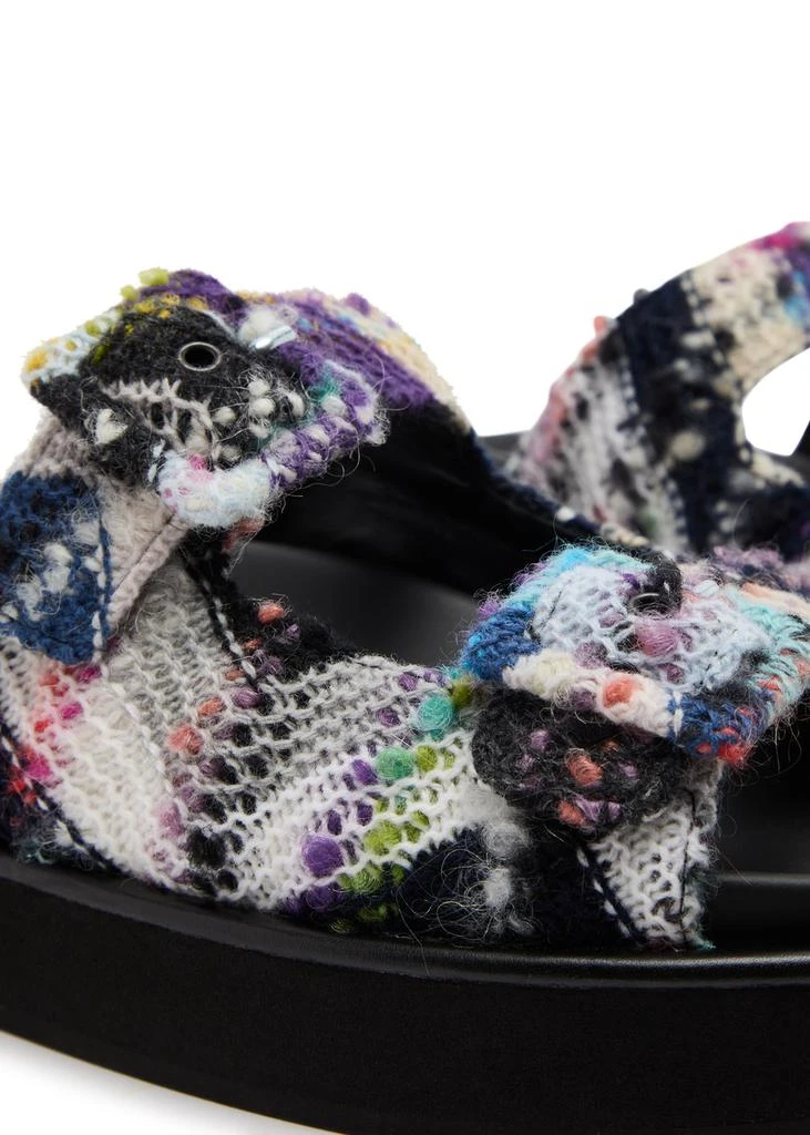 Missoni Clea bouclé knitted sliders  4