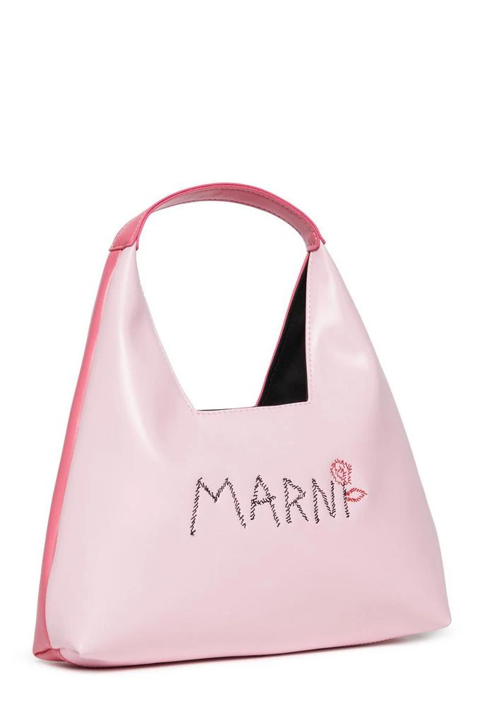 Marni Marni Kids Logo Embroidered Open Top Shoulder Bag 3