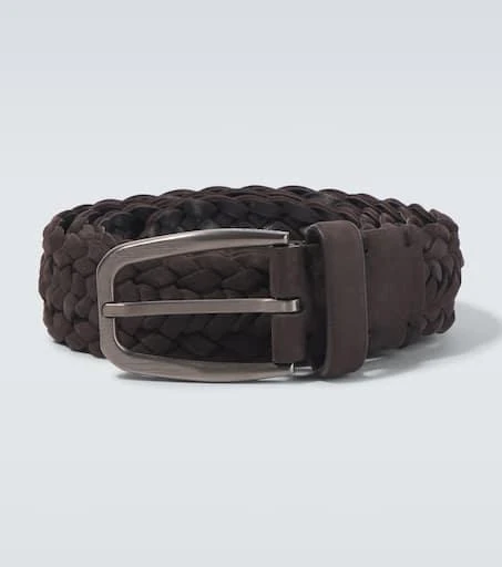 Zegna Braided leather belt 1