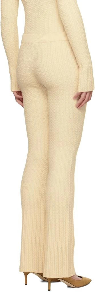 GUIZIO Off-White Camille Lounge Pants 3