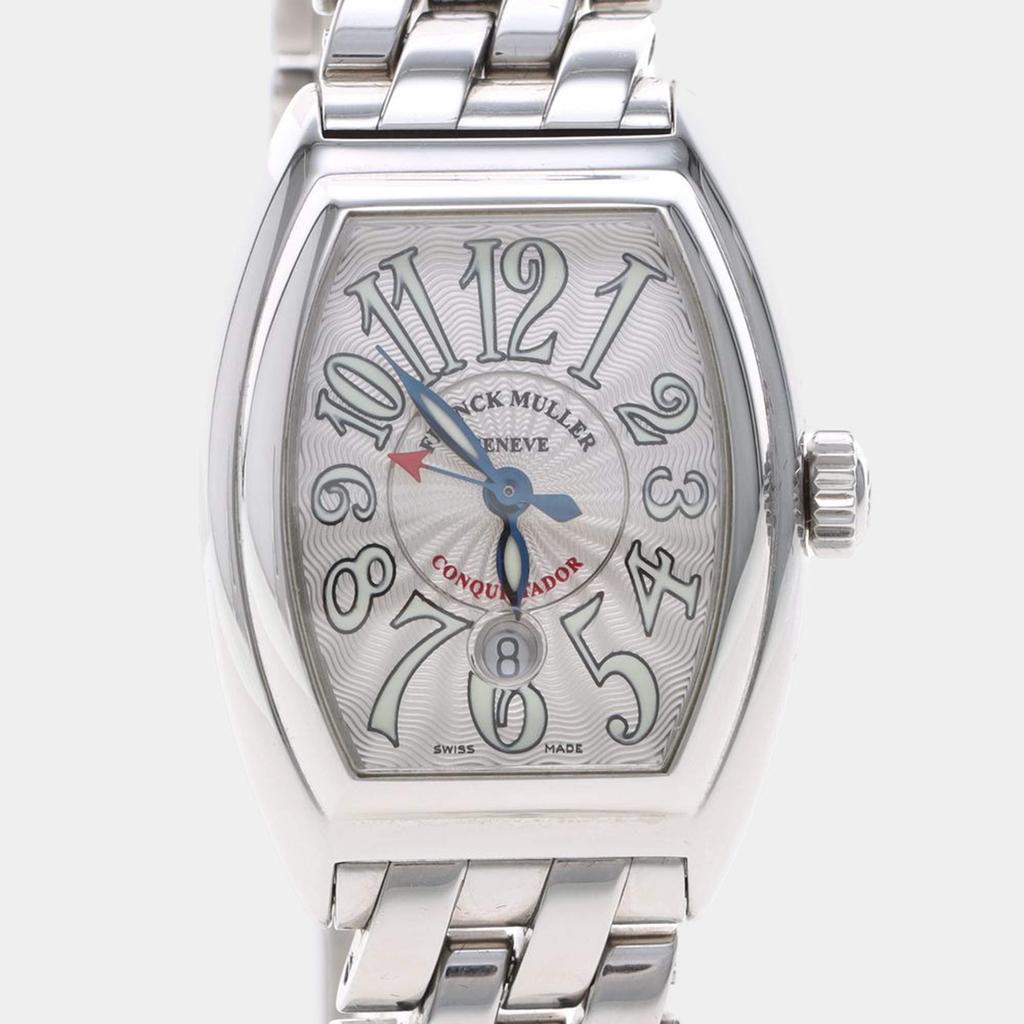 Franck Muller Franck Muller Conquistador 8005LSC Automatic Silver Stainless Steel Women's Wristwatch 28 mm