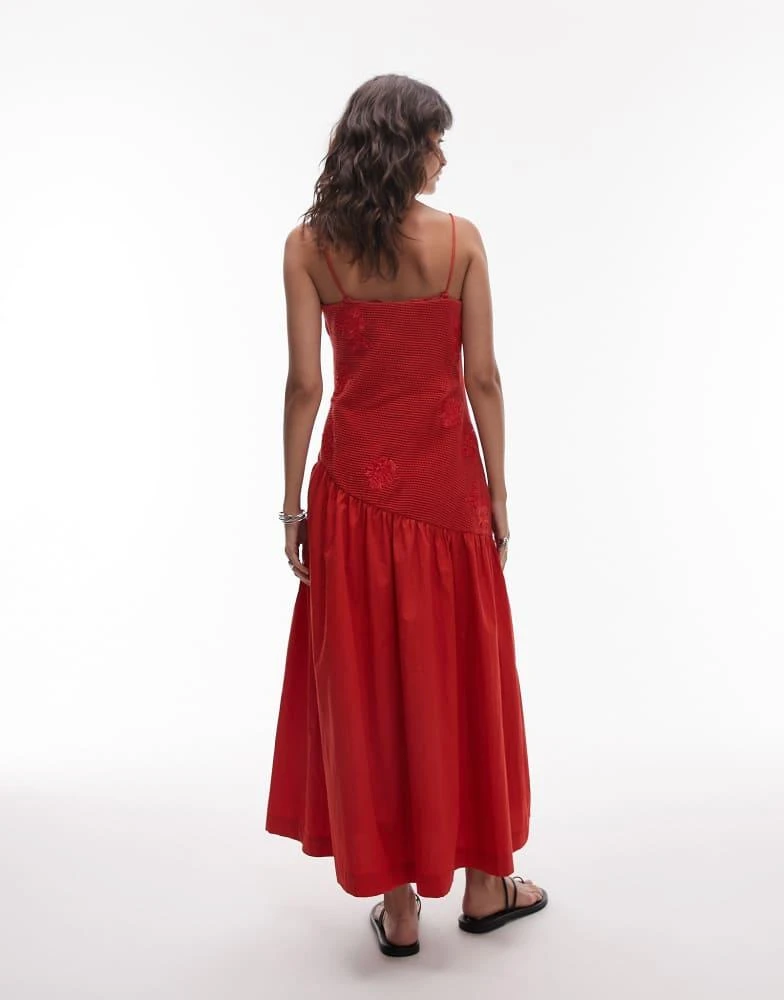 topshop drop waist dress Topshop - Strapless Maxi Dress - Women - Cotton - 8 US