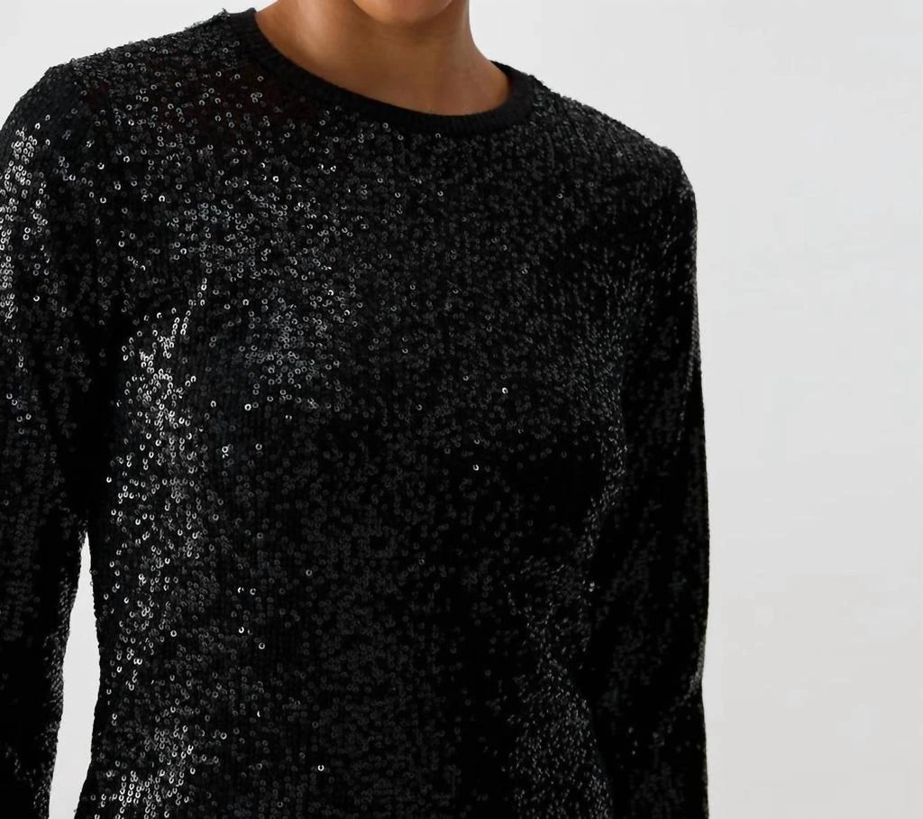 Sanctuary Sparkle Here Dress In Black Sequin 3