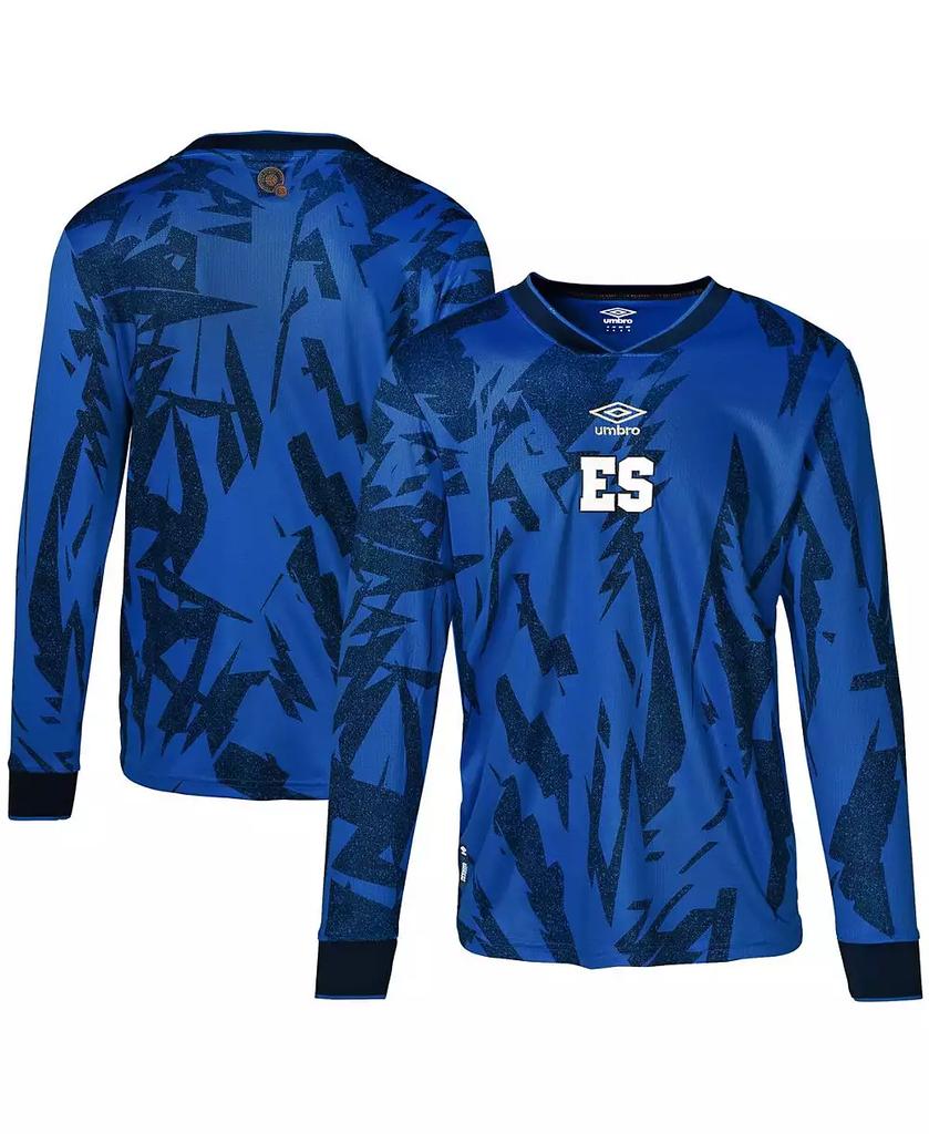 Umbro Men's Blue El Salvador National Team 2023 Home Replica Long Sleeve Jersey