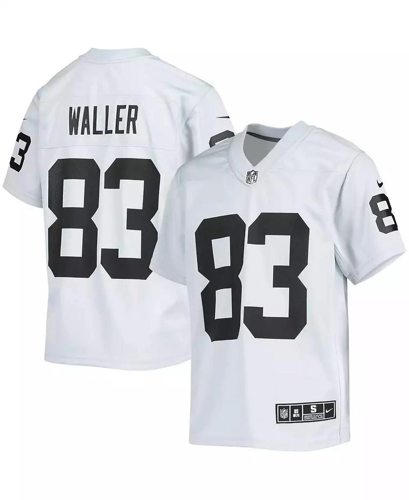 NIKE Big Boys Darren Waller Silver Las Vegas Raiders Inverted Team Game Jersey 1