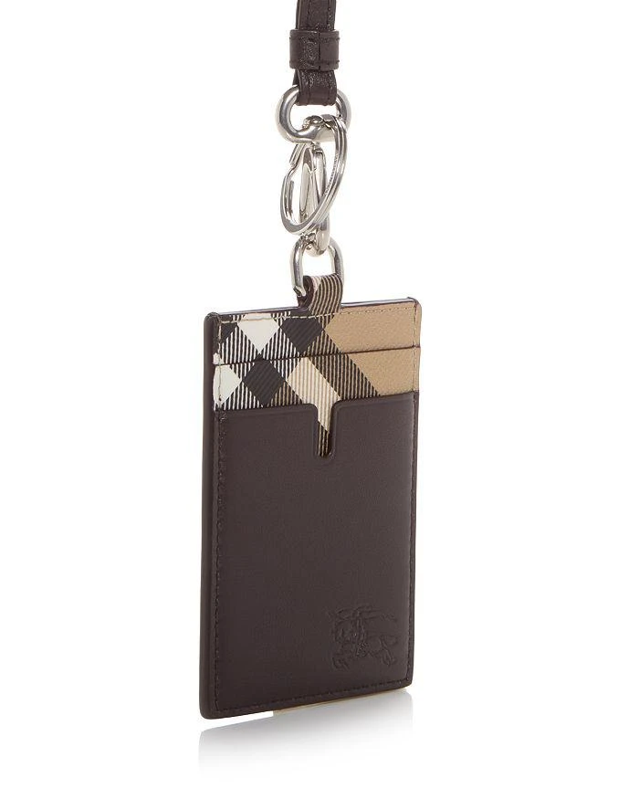 Burberry Check Lanyard Card Case