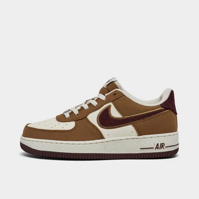 NIKE Big Kids' Nike Air Force 1 LV8 Canvas Casual Shoes 1