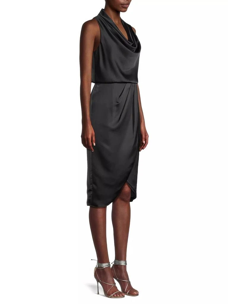 Aidan Mattox Cowl-Neck Cocktail Dress 4