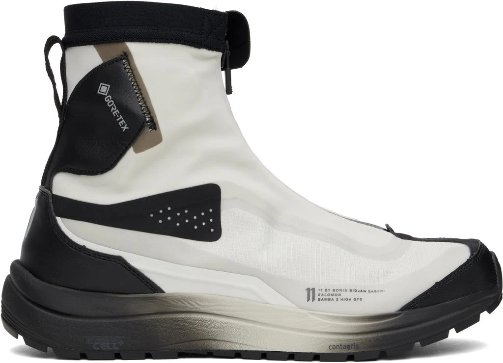 11 by Boris Bidjan Saberi Black & White Salomon Edition Bamba 2 High GTX Sneakers 1