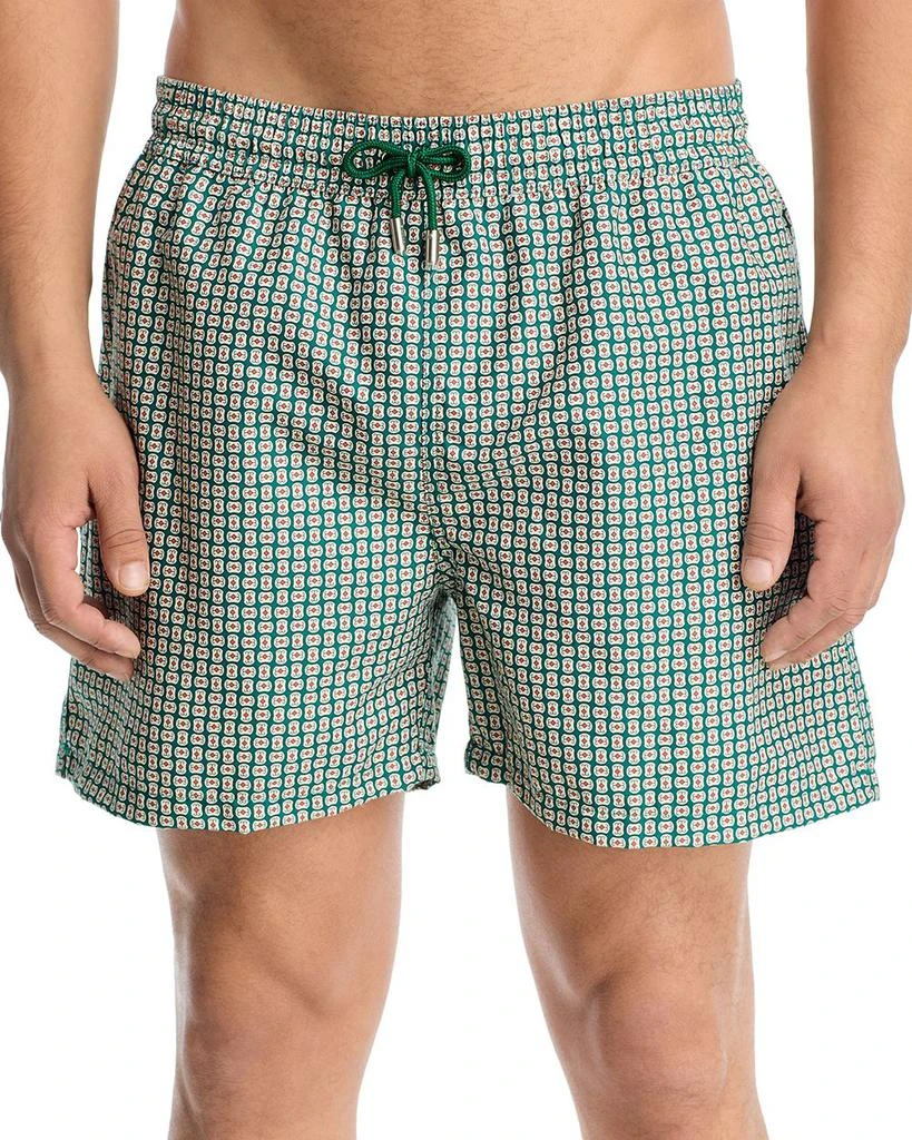 SIMKHAI Lowell Patterned Swim Trunks 1