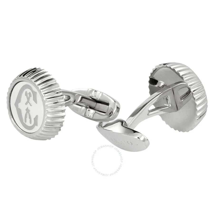 Charriol Men's Cufflinks Steel / White Mother Of Pearl 3