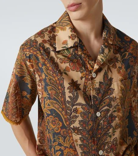 Valentino Paisley linen shirt 6