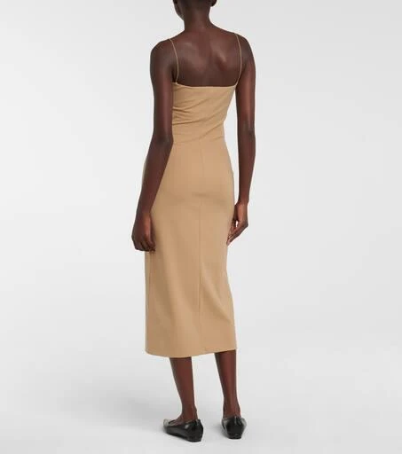 The Row Haku bodycon jersey midi dress 3