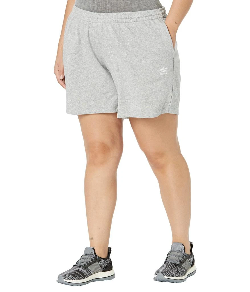 adidas Originals Plus Size Essentials Fleece Shorts 1