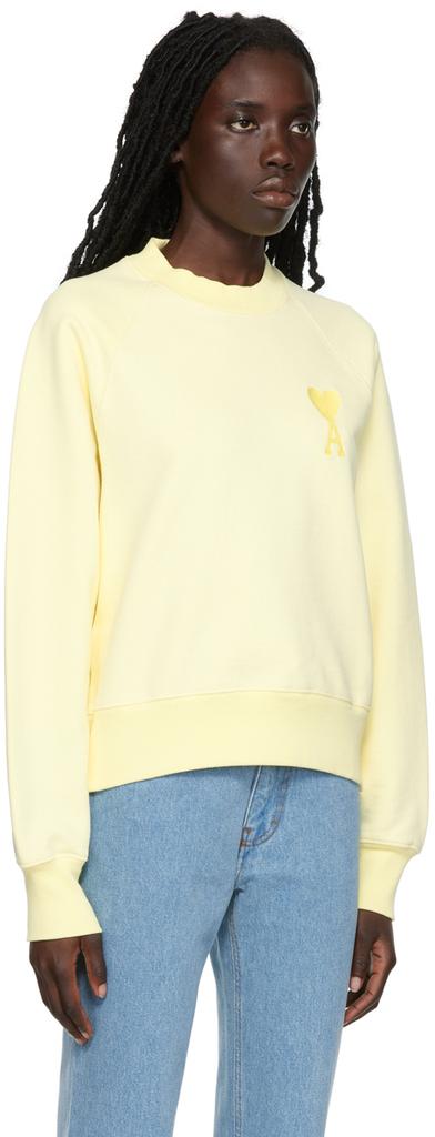 AMI Yellow Ami de Cœur Sweatshirt