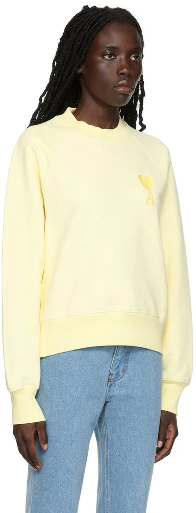 AMI Yellow Ami de Cœur Sweatshirt 2