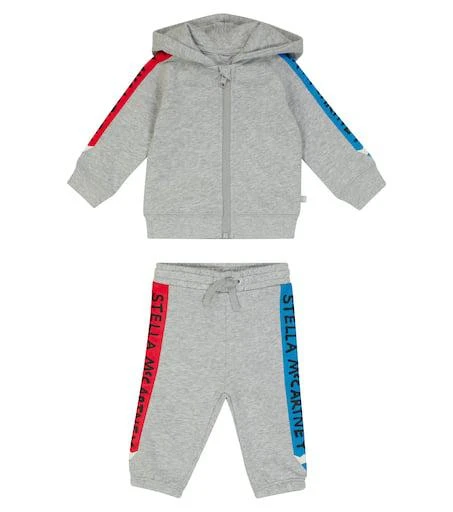 Stella McCartney Baby printed cotton jersey tracksuit