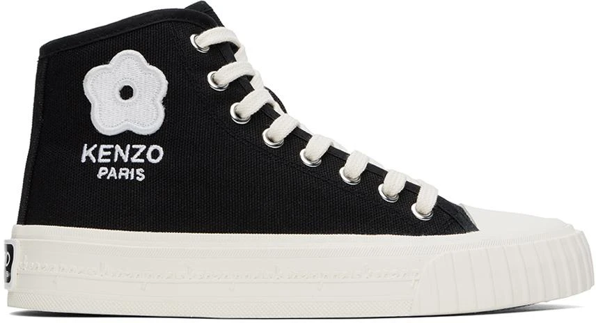 Kenzo Black Kenzo Paris Foxy High Top Sneakers 1