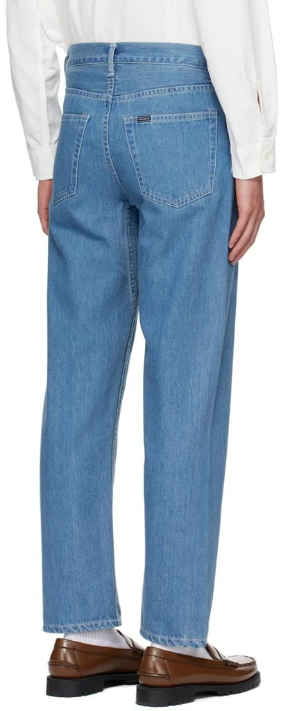 Nanamica Blue Straight-Leg Jeans 3