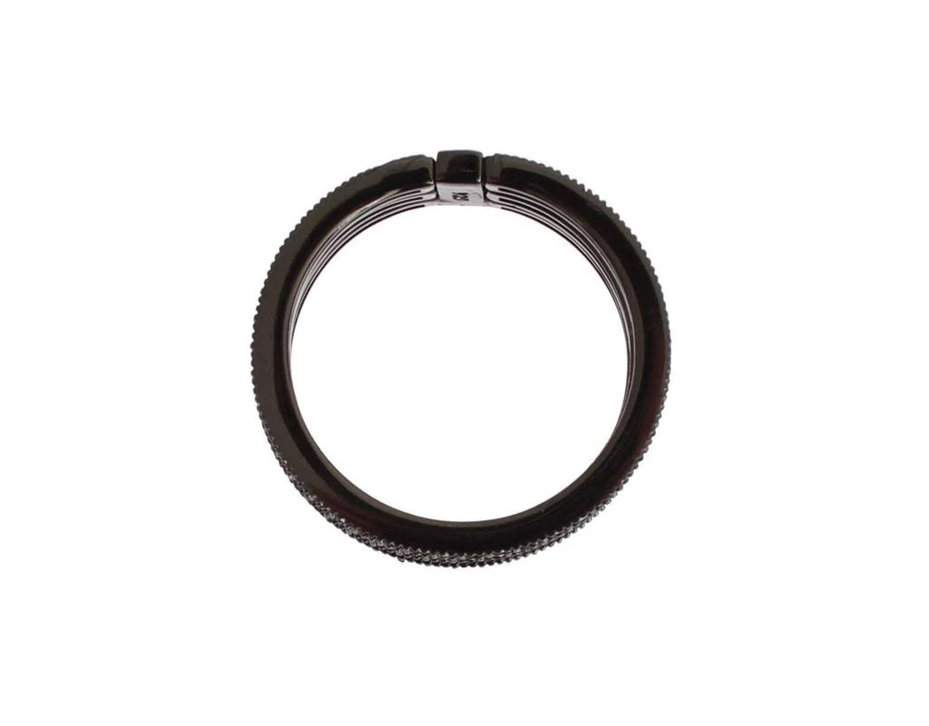 Nialaya Nialaya Black CZ 925 Sterling Silver Womens 3