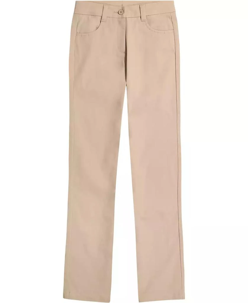 Nautica Big Girls Uniform High Waisted 4-Pocket Bootcut Pants 1