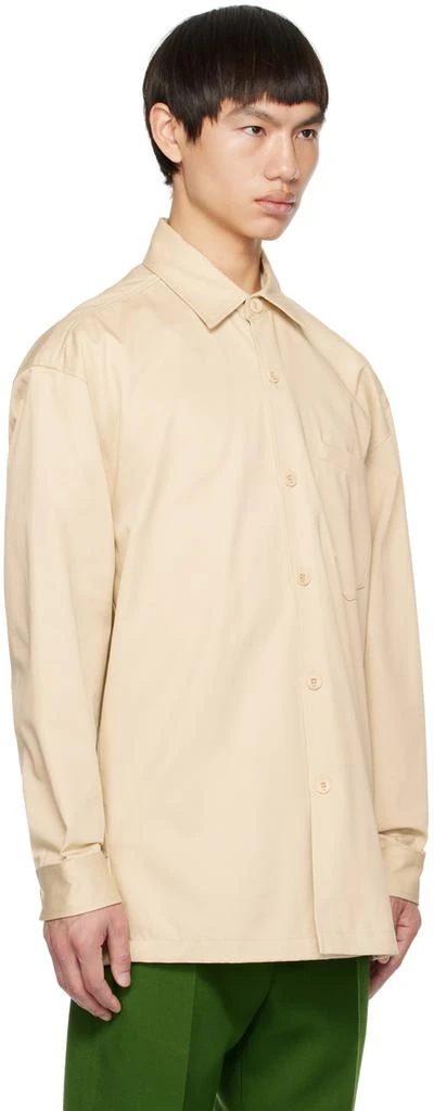 AMI Beige 'Ami Paris France' Shirt 2