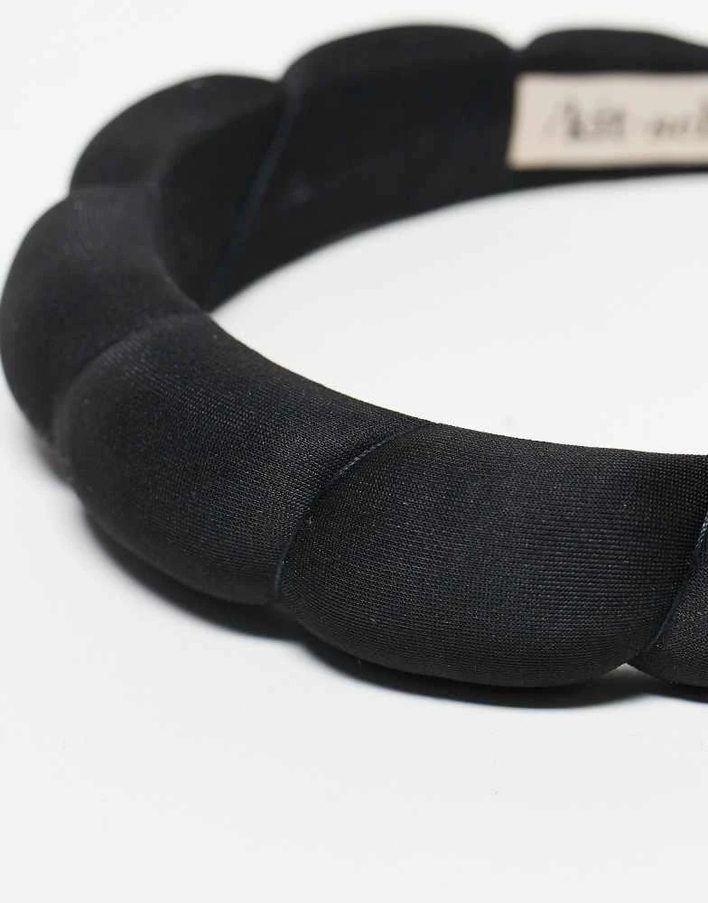 Kitsch Kitsch Fabric Puffy Headband 1pc- Black 4