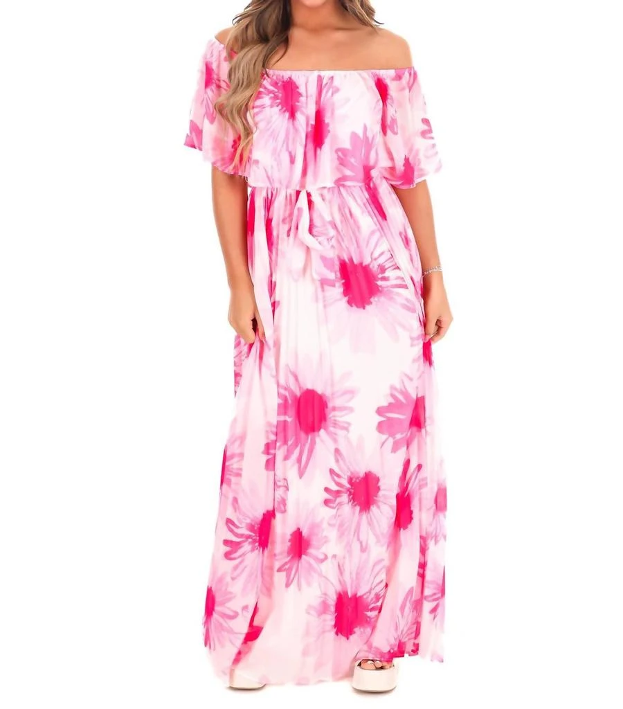 Flying Tomato Flying Tomato - Lovesick Floral Maxi Dress 4