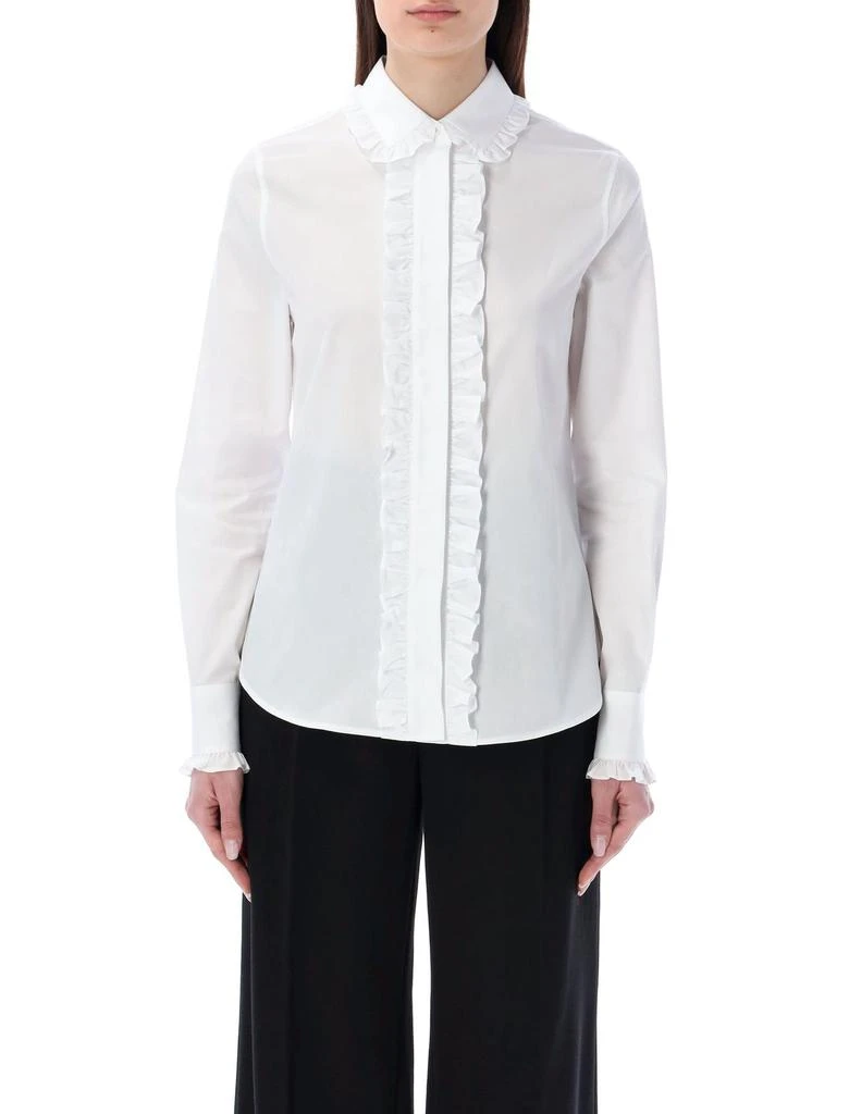 Yves Saint Laurent Saint Laurent Ruffled Button-Up Shirt 1