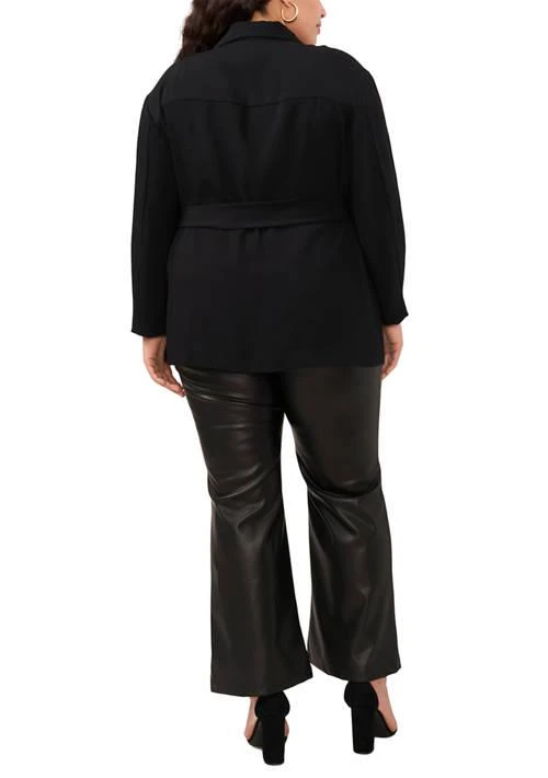 Vince Camuto Camuto Plus Size Slouchy Patch Jacket 4