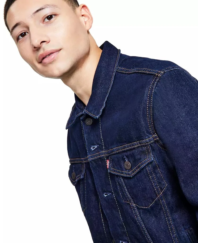 Levi's Men's Regular Fit Non-Stretch Denim Trucker Jacket 3