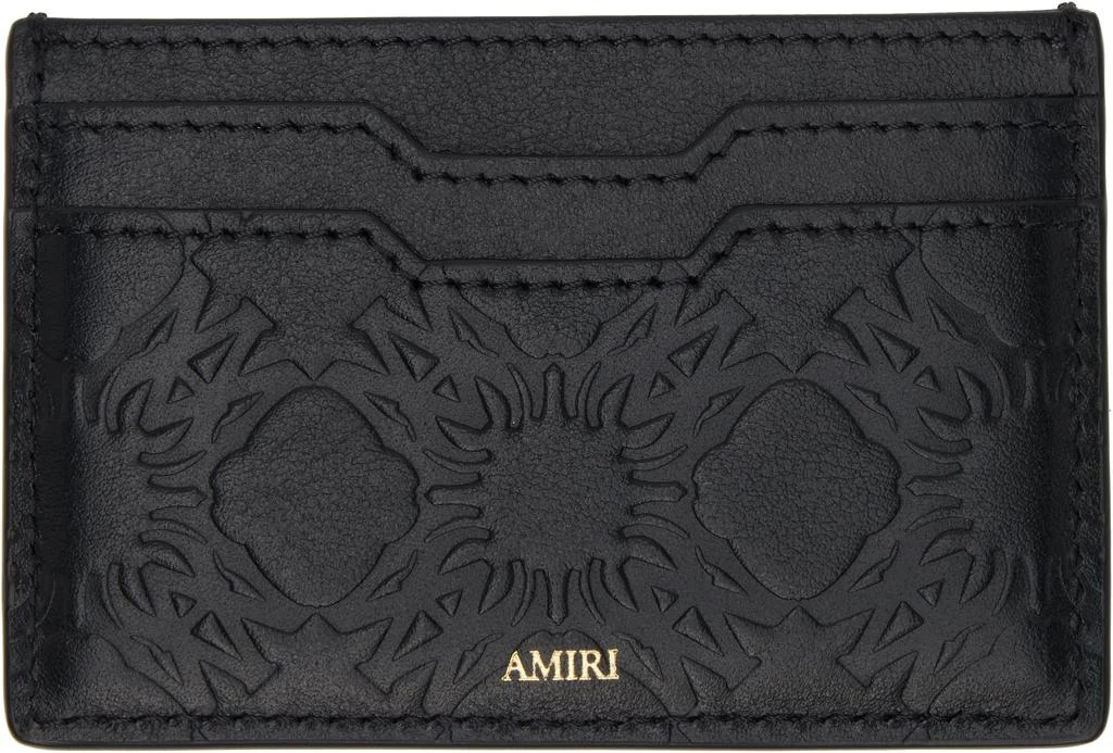 AMIRI Black 
MA
 Quad Leather Card Holder 2