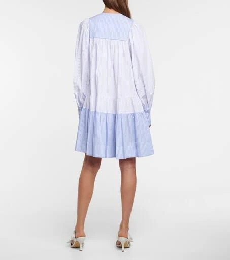 Lee Mathews Diana striped cotton maxi dress 3