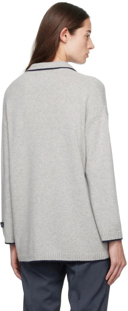 HommeGirls Gray Three Button Polo 3